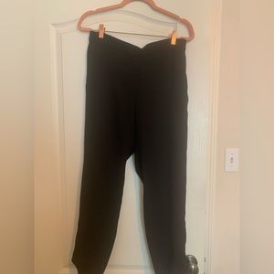 J Crew Mercantile Black Elastic Dress Pants